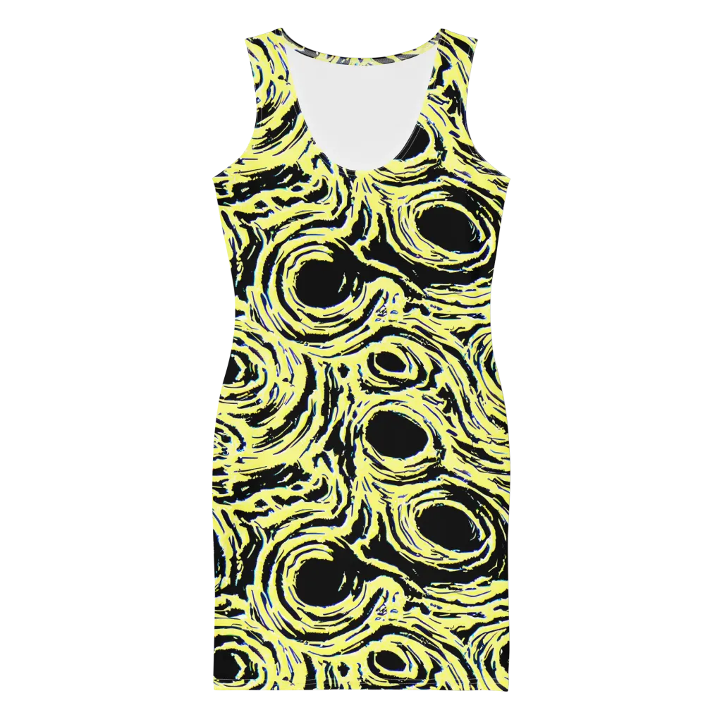 Charged Ink on Bodycon Dress — Front