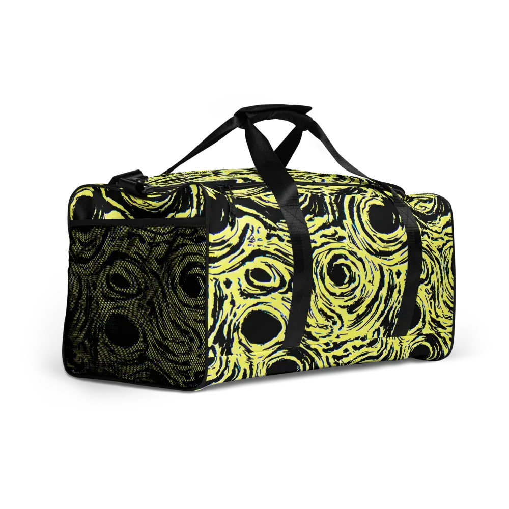 Charged Ink on Duffle Bag — Right Front