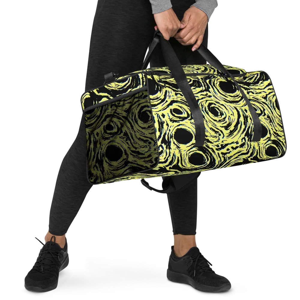 Charged Ink on Duffle Bag — Right Front