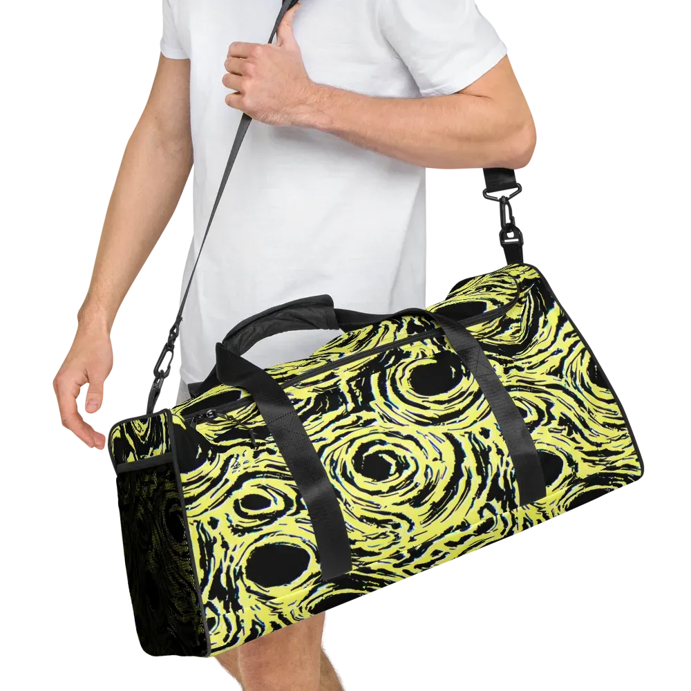 Charged Ink on Duffle Bag — Right Front