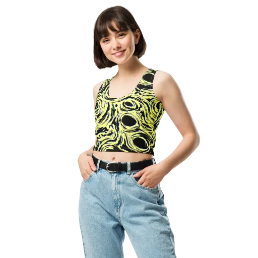 Charged Ink on a Crop Top