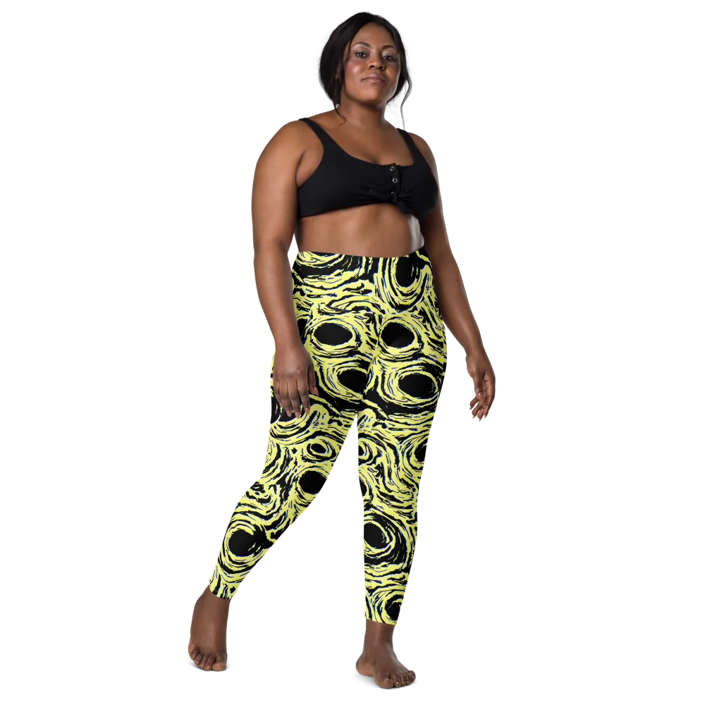 Charged Ink on Leggings with Pockets — Front