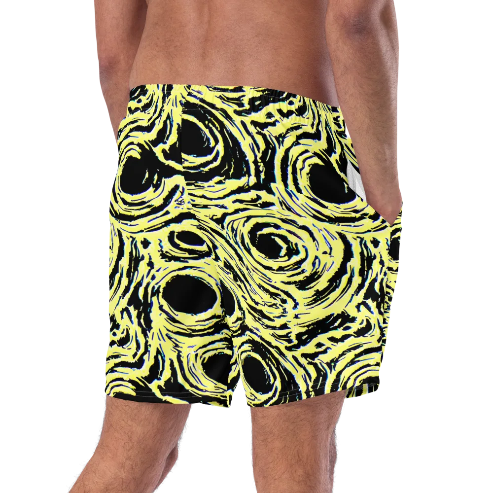 Charged Ink on Swim Trunks — Right Back