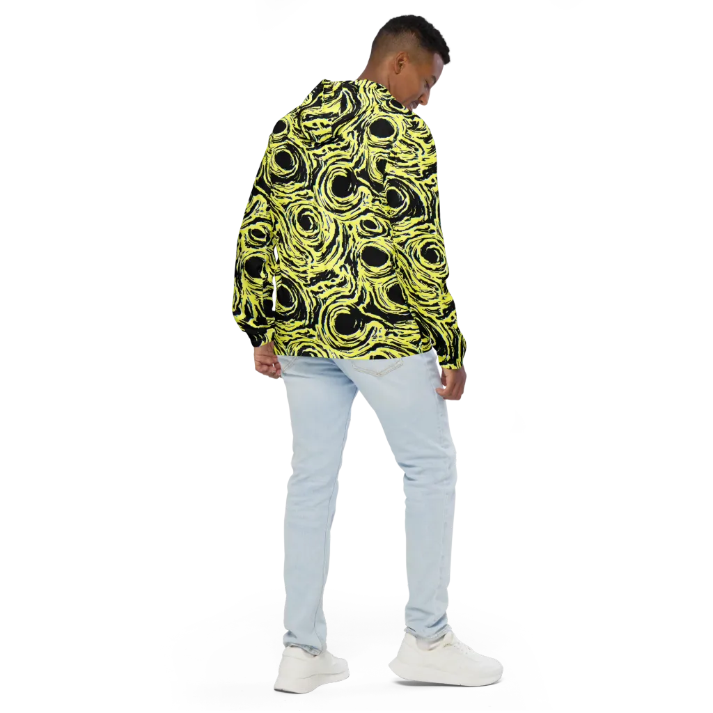 Charged Ink on Men's Windbreaker — Back