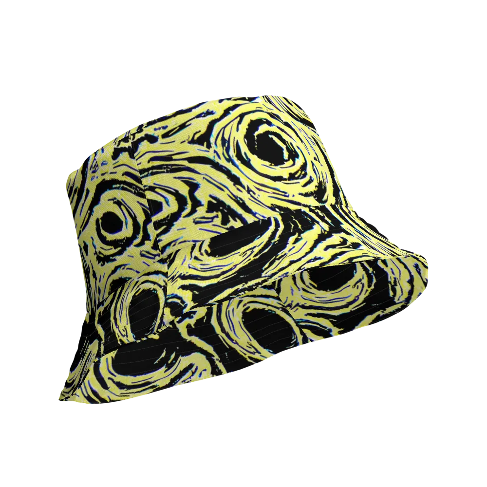 Charged Ink on Reversible Bucket Hat — Product details Outside