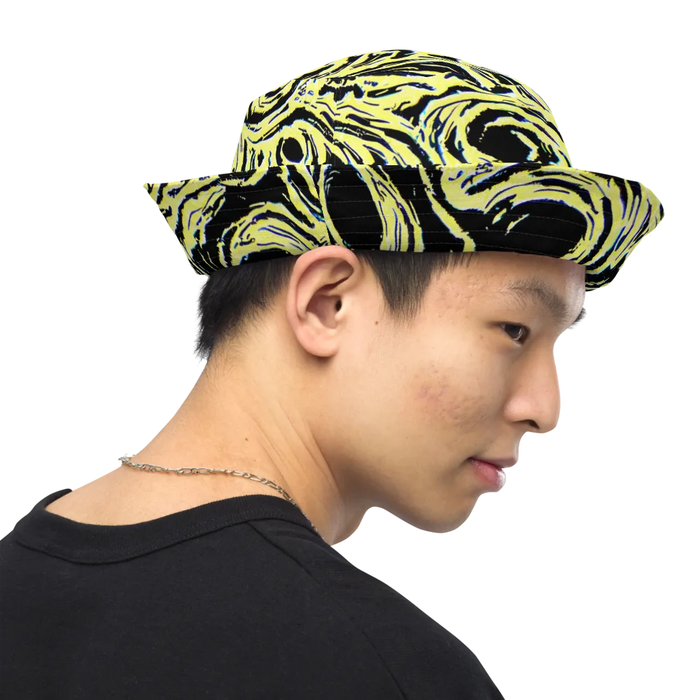 Charged Ink on Reversible Bucket Hat — Right Outside