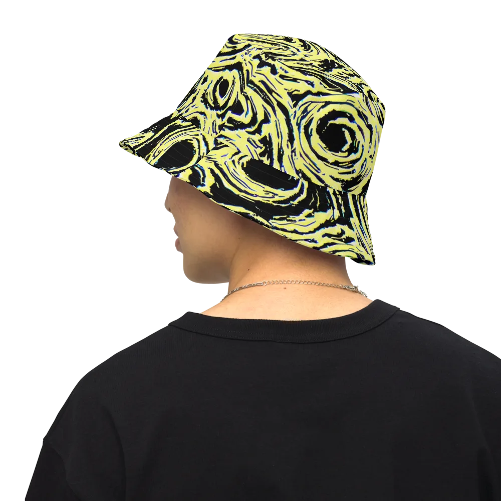 Charged Ink on Reversible Bucket Hat — Back Inside