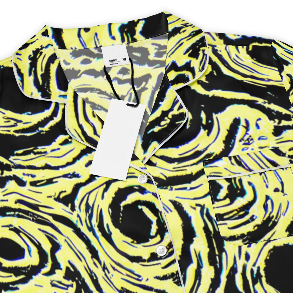 Charged Ink on Women's Short Sleeve Pajama Top — Product details