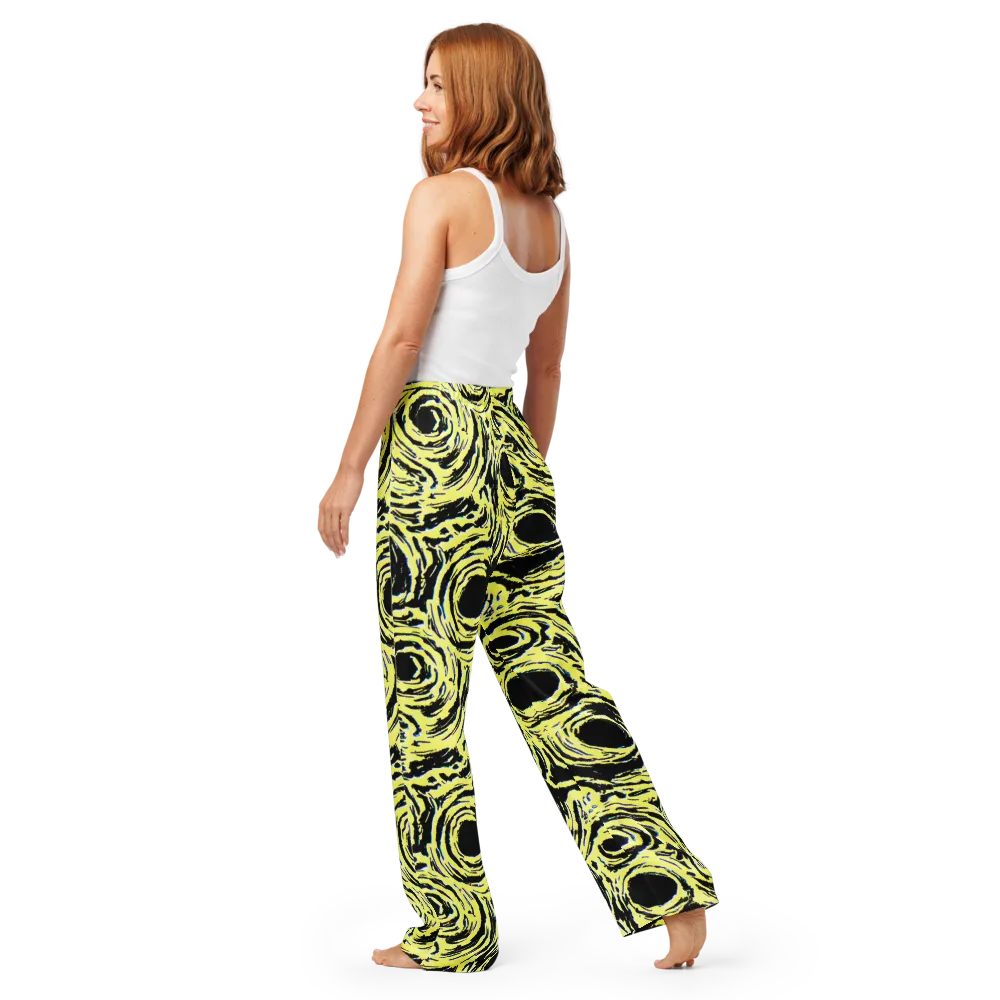 Charged Ink on Women's Pajama Pants — Back