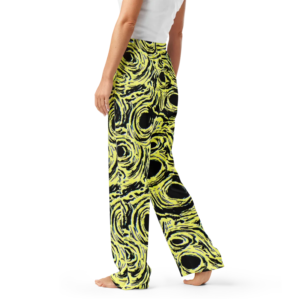 Charged Ink on Women's Pajama Pants — Left
