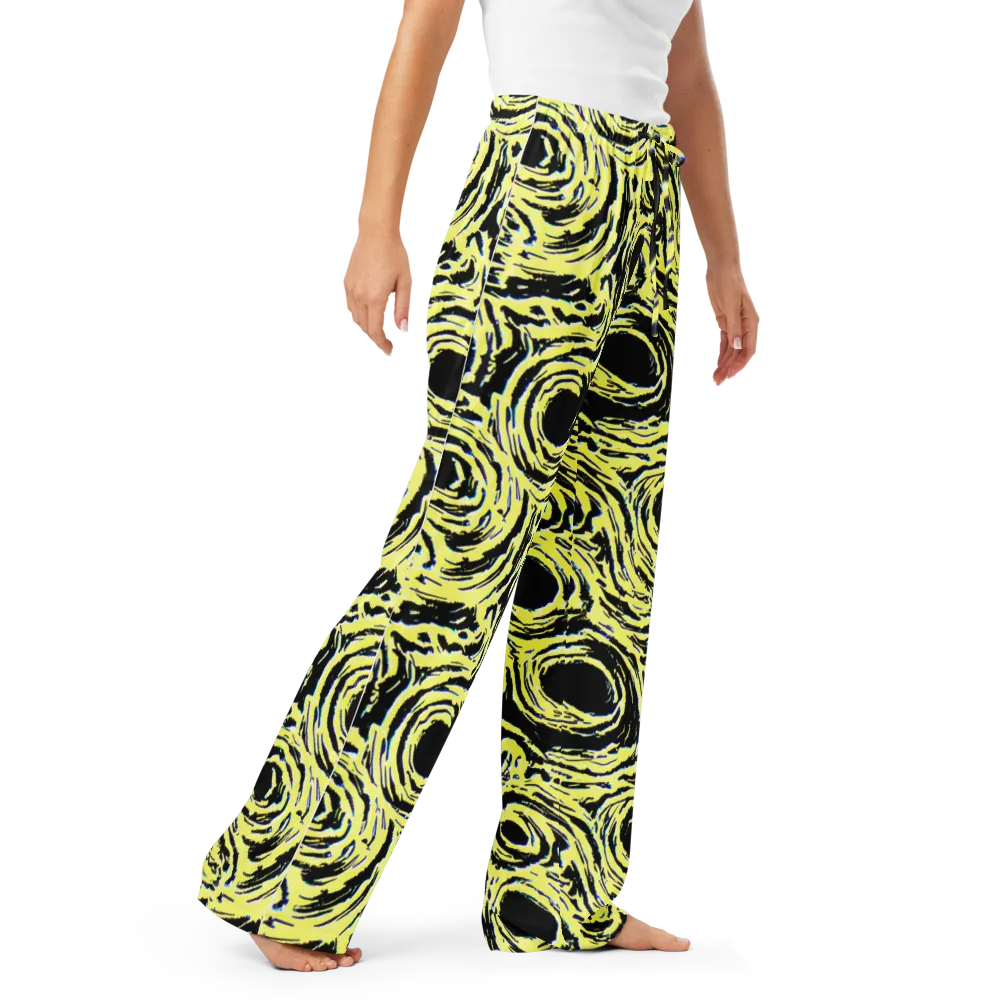 Charged Ink on Women's Pajama Pants — Right Front
