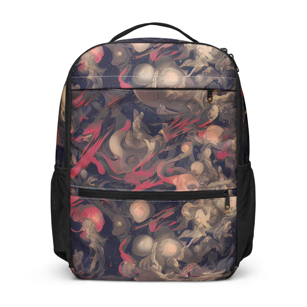 Midnight Collage on Utility Backpack — Front
