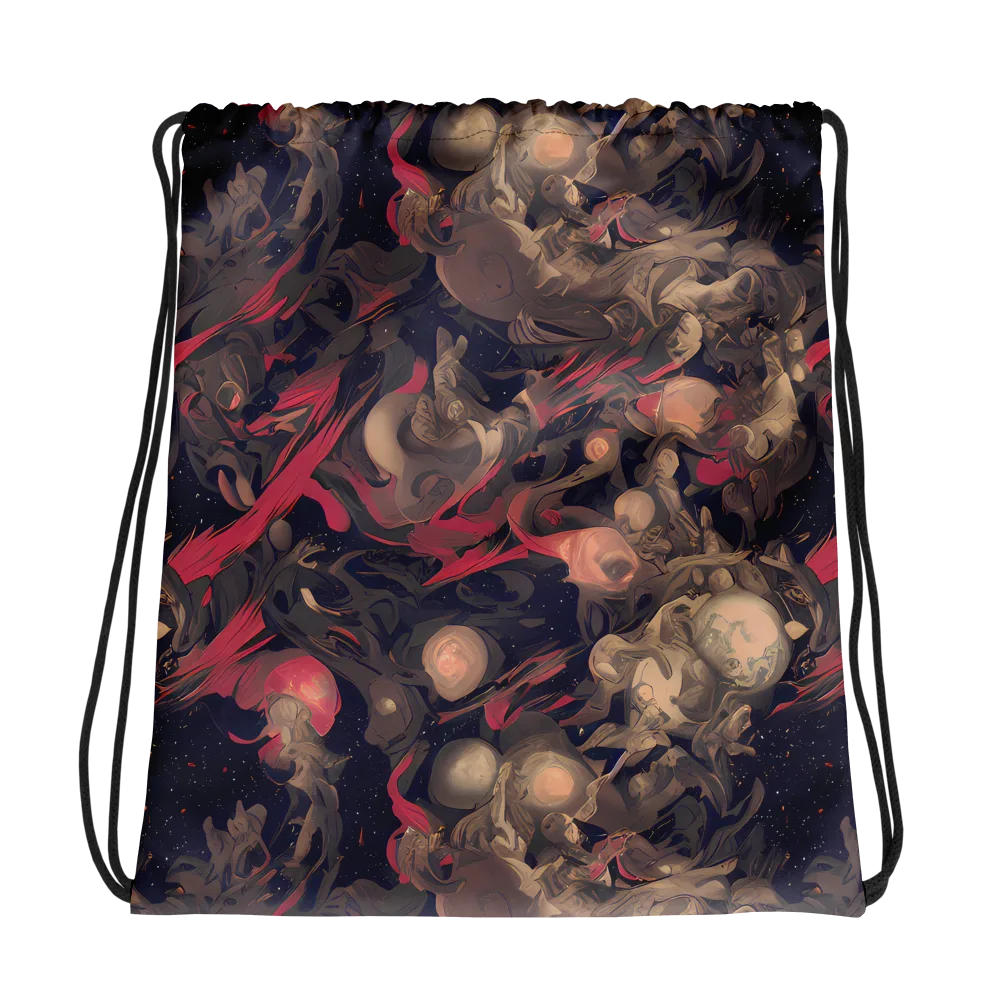 Midnight Collage on Drawstring Bag — Photo