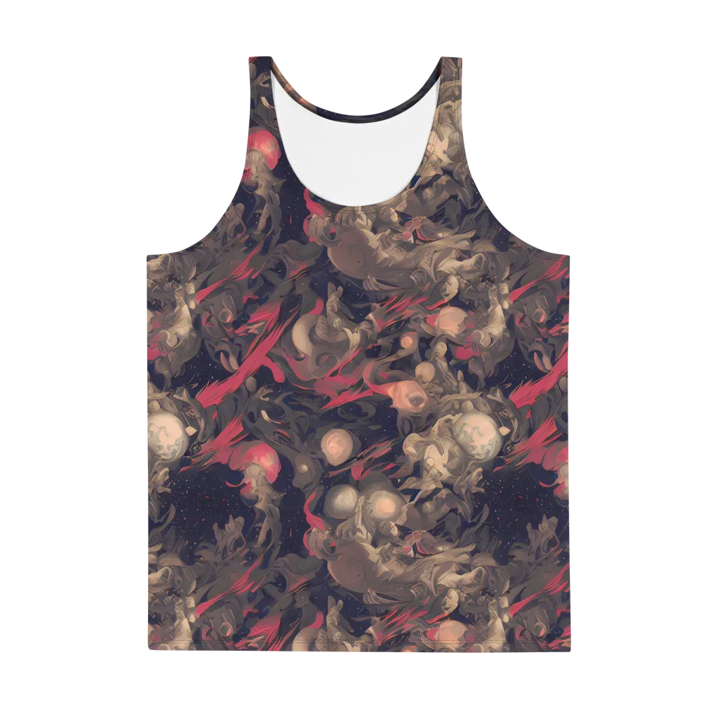 Midnight Collage on Men's Tank Top — Front