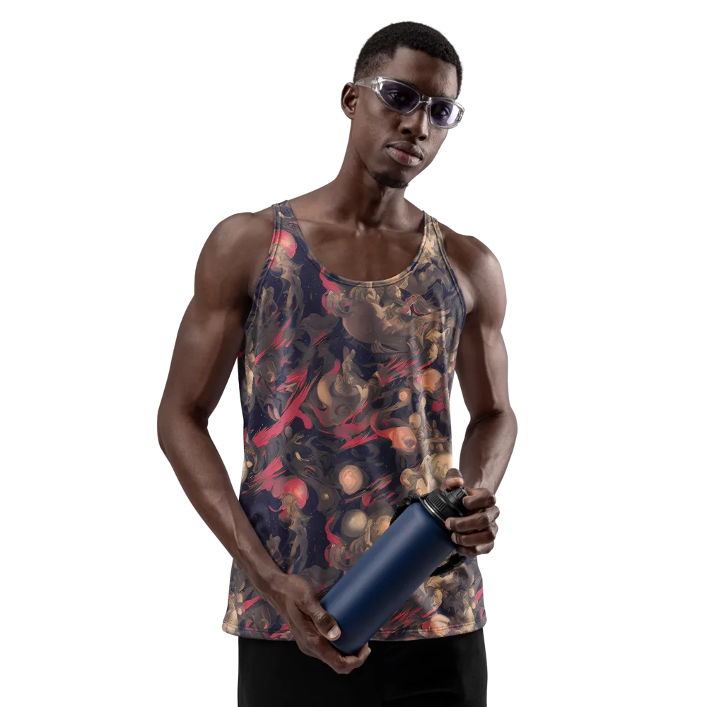 Midnight Collage on Men's Tank Top — Front