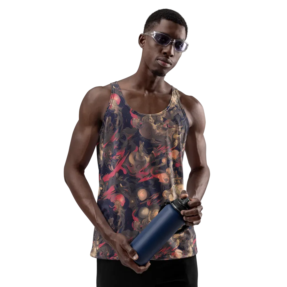Midnight Collage on Men's Tank Top — Front