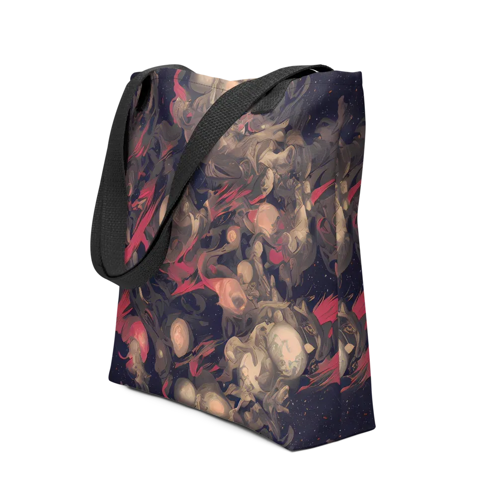 Midnight Collage on Tote Bag — Front
