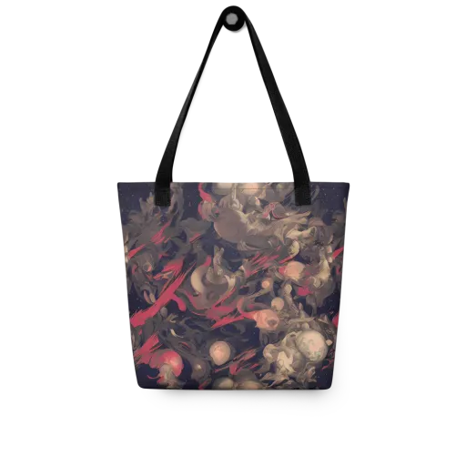Midnight Collage on a Tote Bag