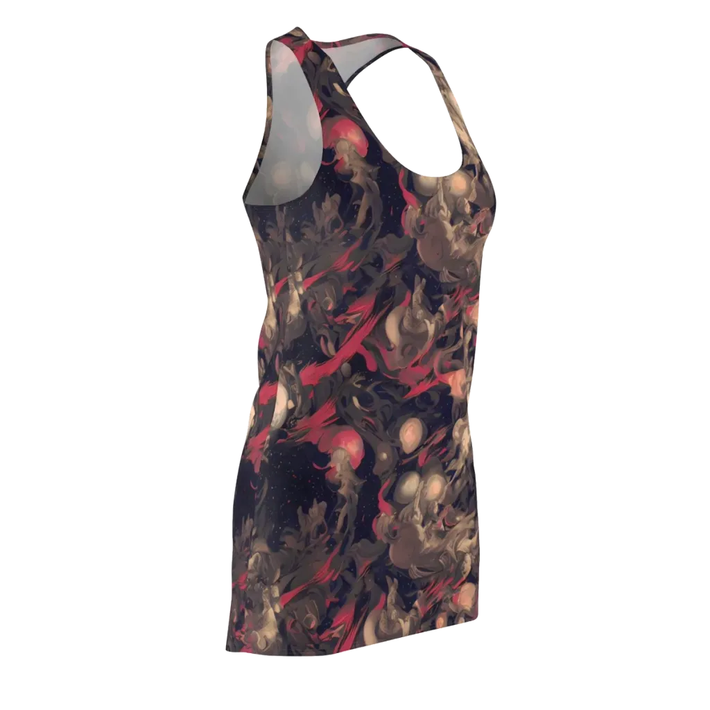 Midnight Collage on Racerback Dress — Front Side