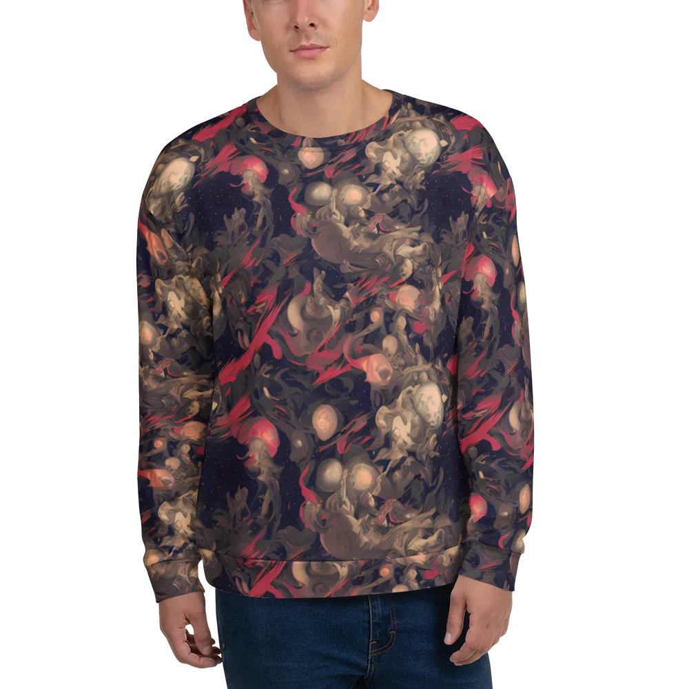 Midnight Collage on Sweatshirt — Front