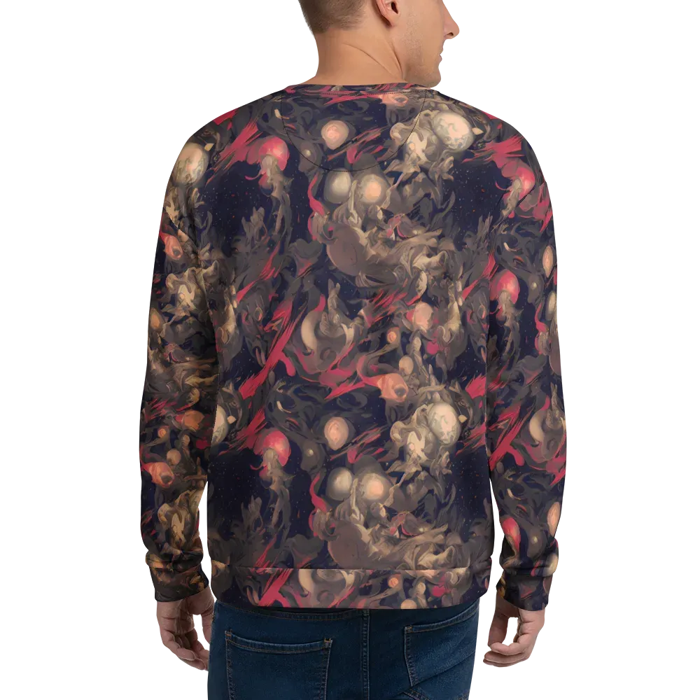 Midnight Collage on Sweatshirt — Back