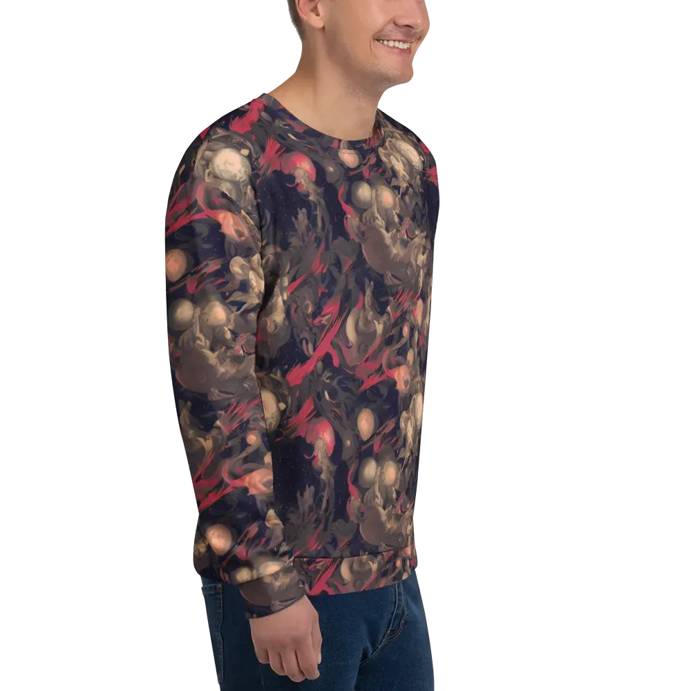 Midnight Collage on Sweatshirt — Right Front