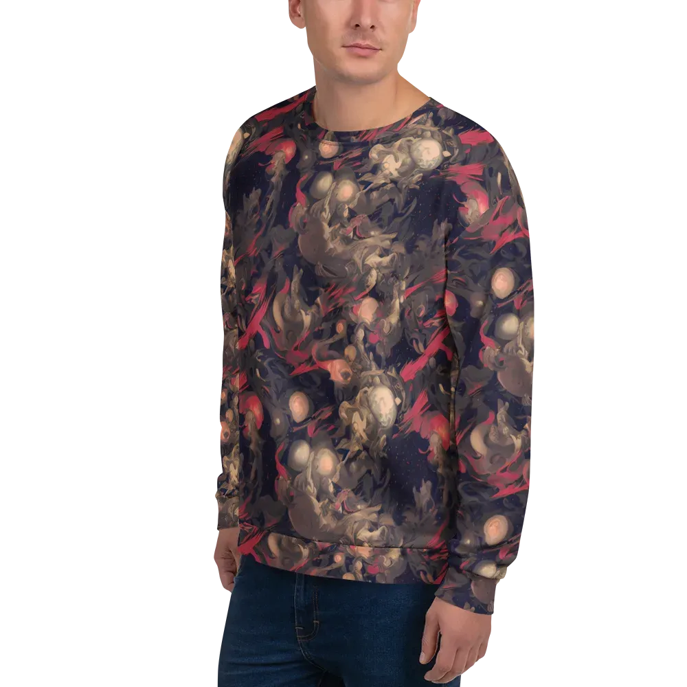 Midnight Collage on Sweatshirt — Left Front