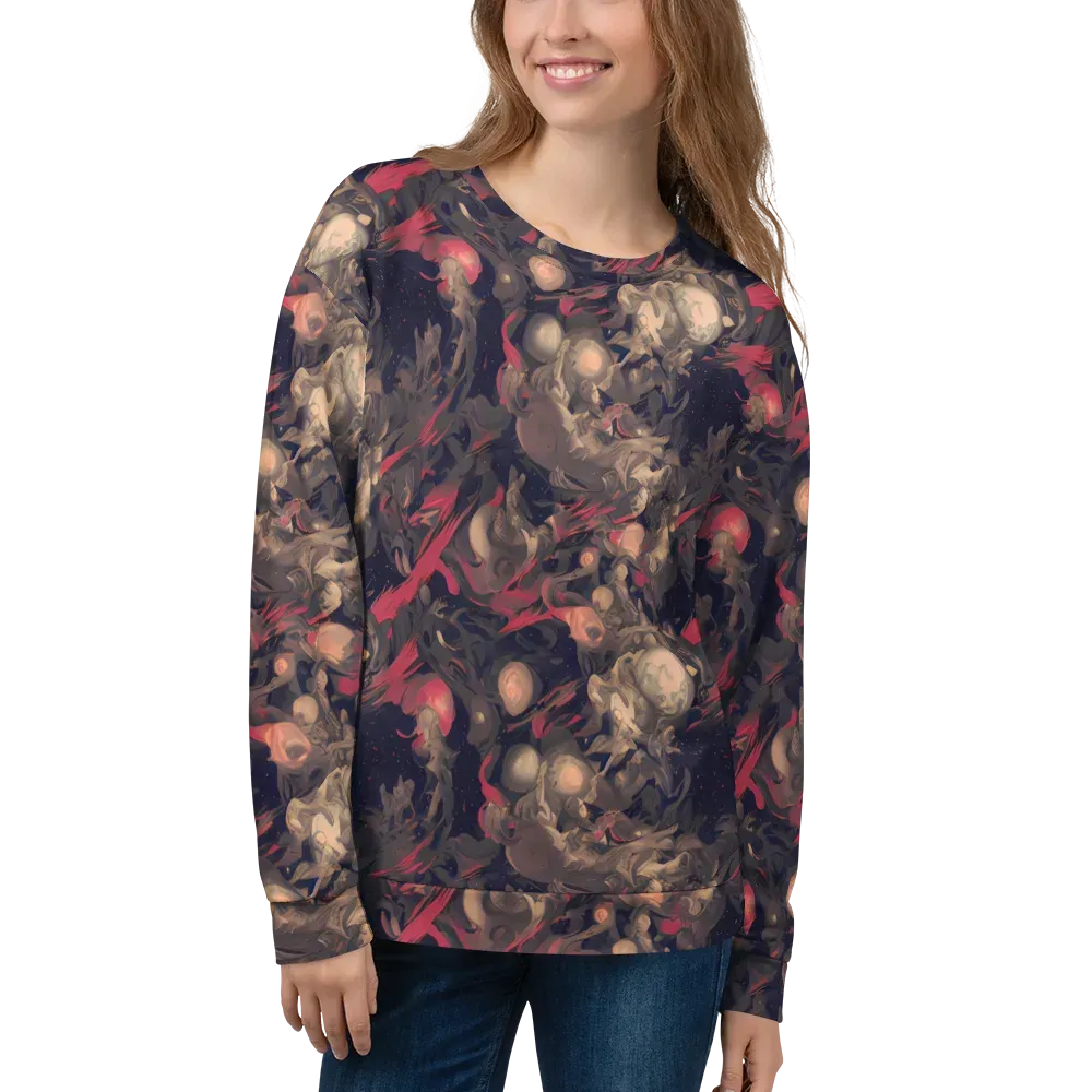 Midnight Collage on Sweatshirt — Front