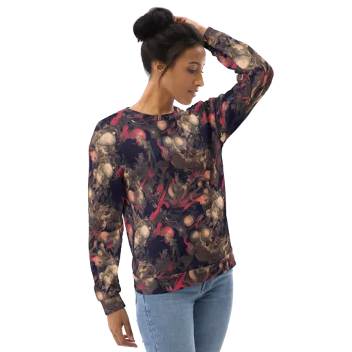 Midnight Collage on a Sweatshirt