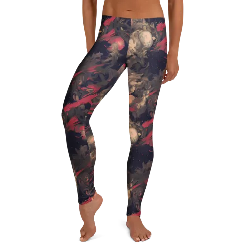Midnight Collage on a Leggings