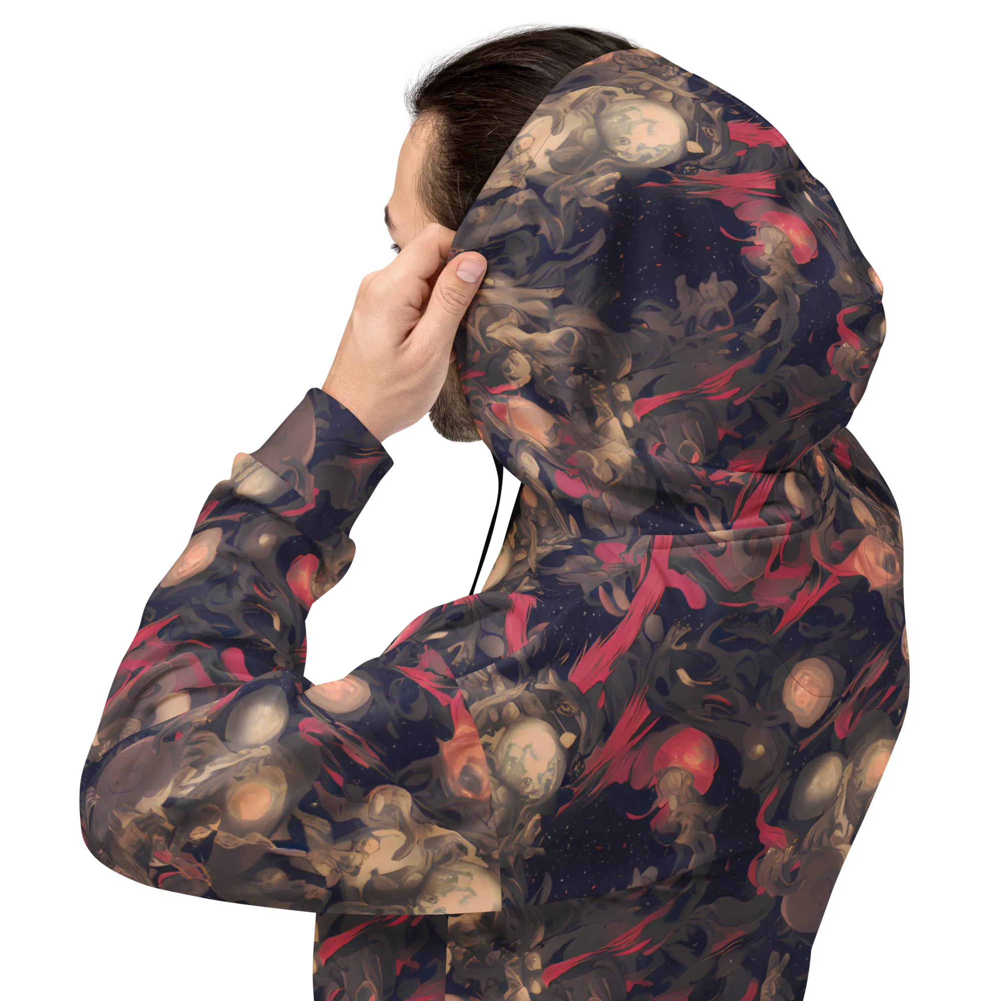 Midnight Collage on Hoodie — Back