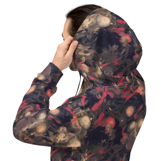 Midnight Collage on a Hoodie