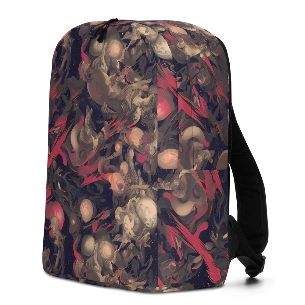 Midnight Collage on Minimalist Backpack — Left