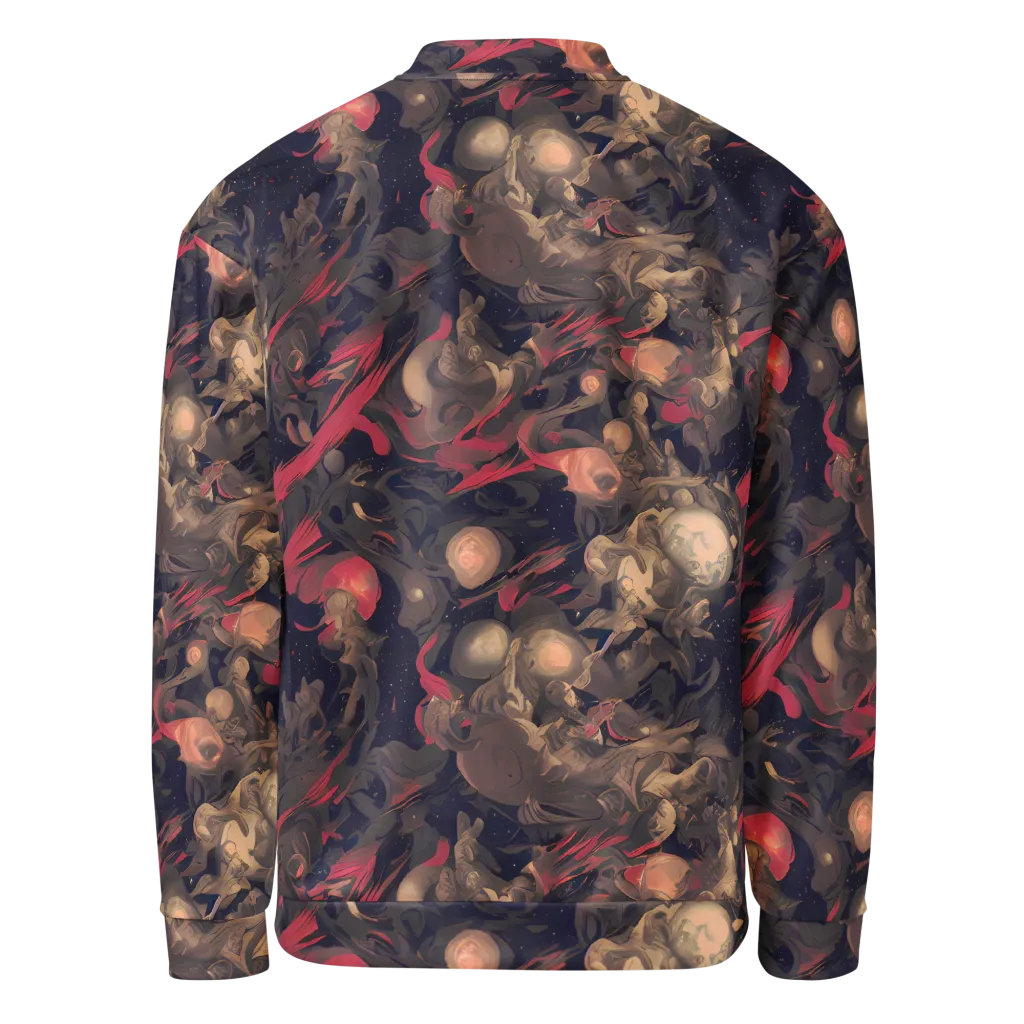 Midnight Collage on Bomber Jacket — Back