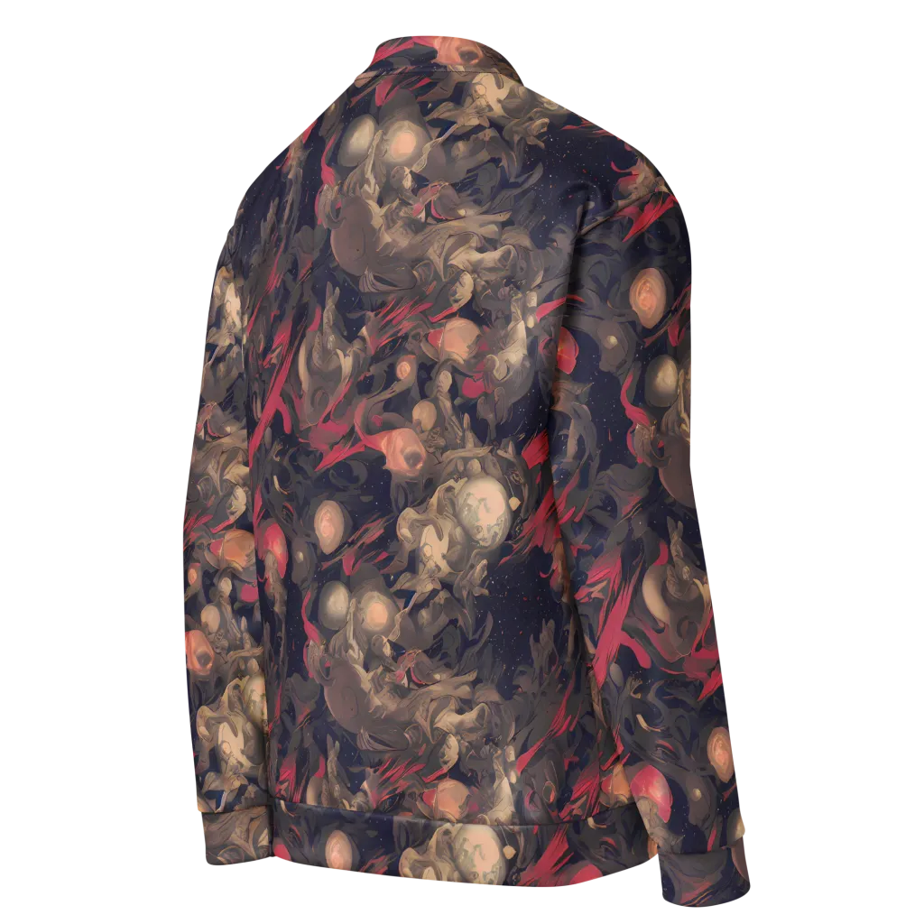 Midnight Collage on Bomber Jacket — Right Back