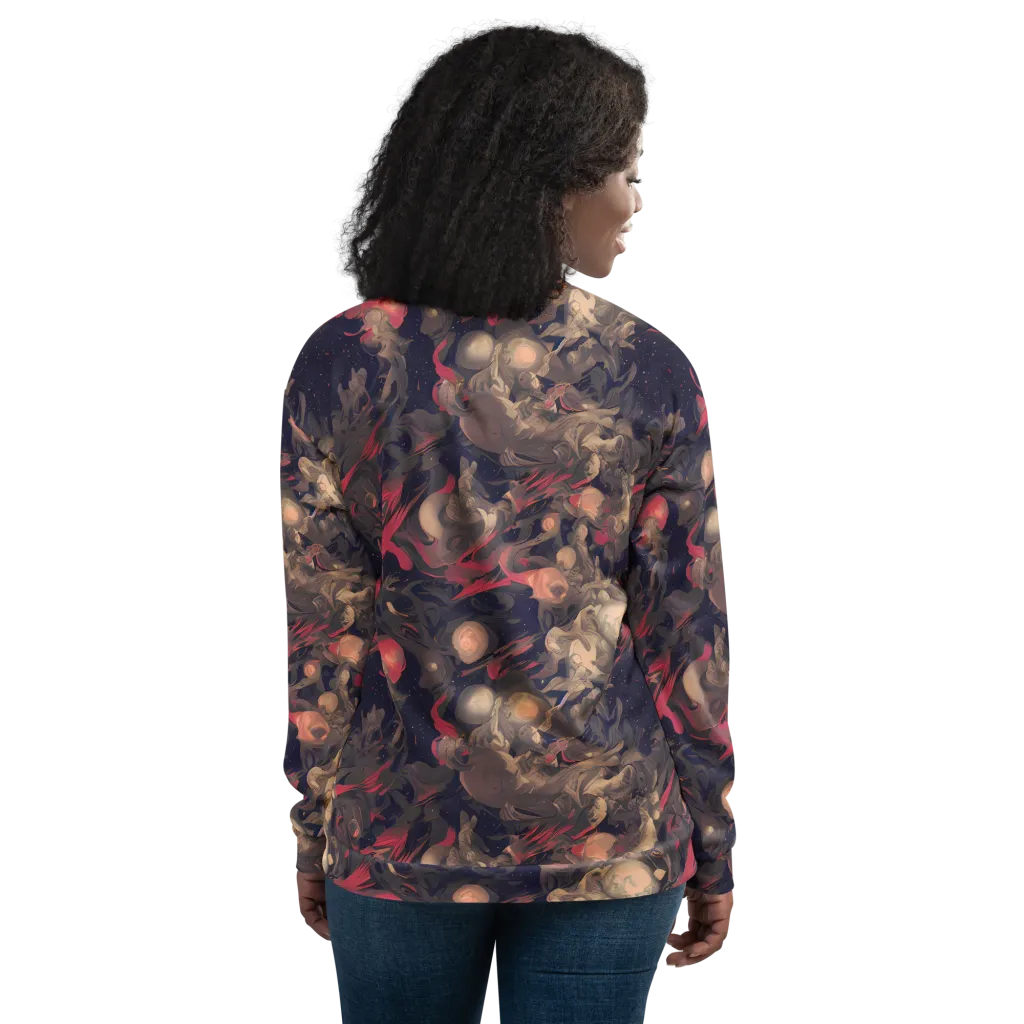 Midnight Collage on Bomber Jacket — Back