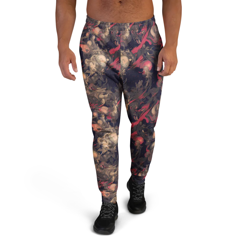 Midnight Collage on Men's Joggers — Front