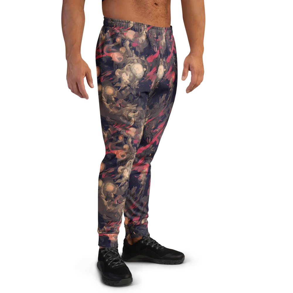 Midnight Collage on Men's Joggers — Right