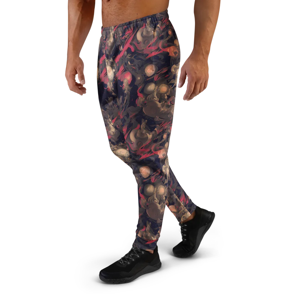 Midnight Collage on Men's Joggers — Left