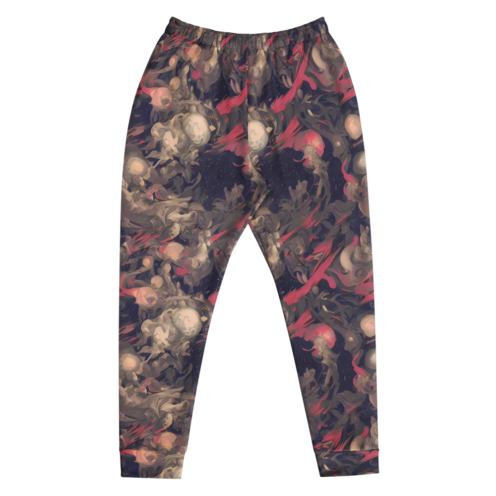Midnight Collage on Men's Joggers — Front