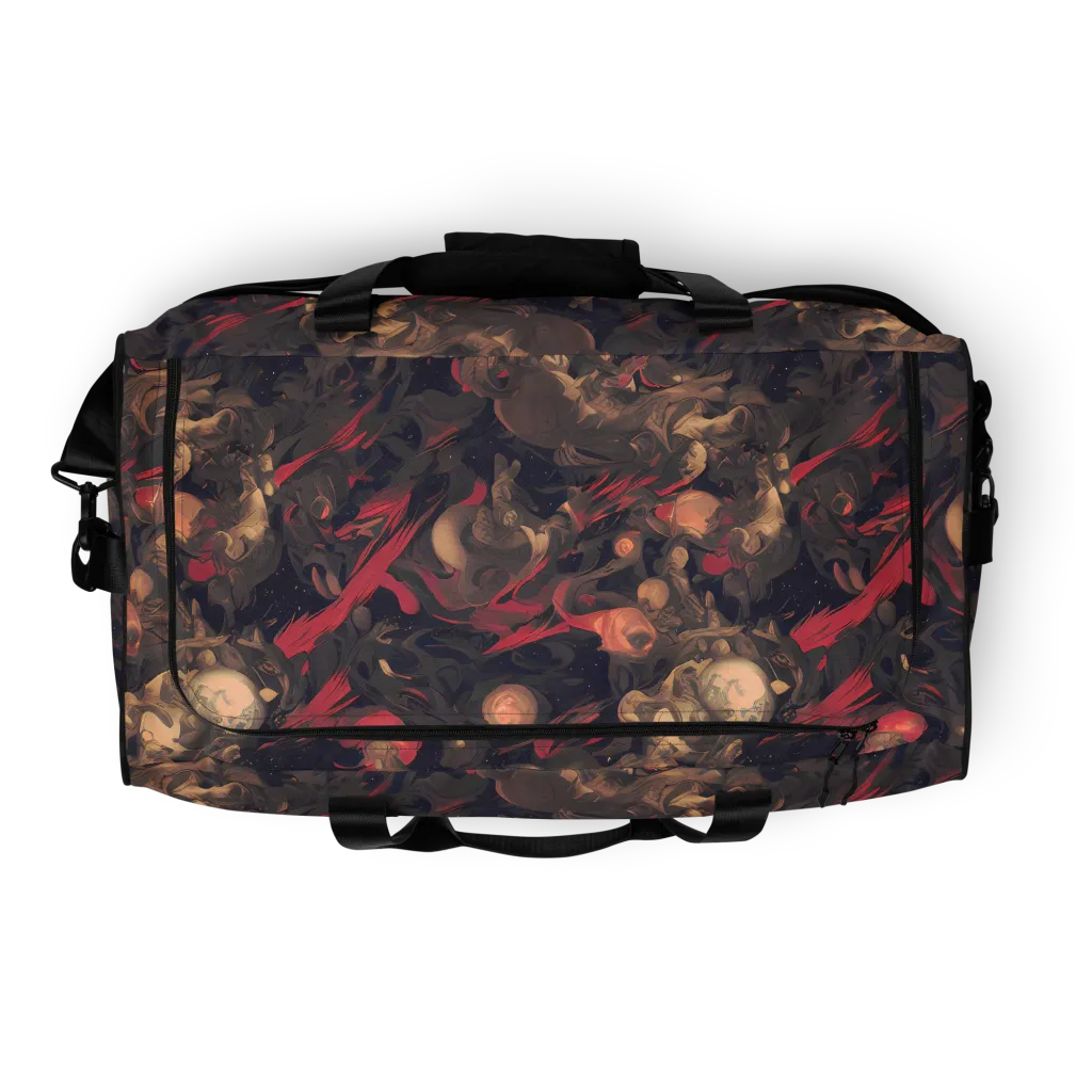 Midnight Collage on Duffle Bag — Top