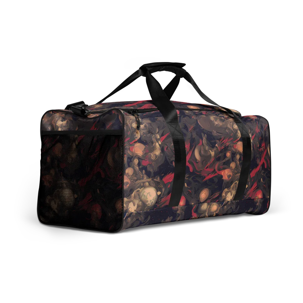 Midnight Collage on Duffle Bag — Right Front