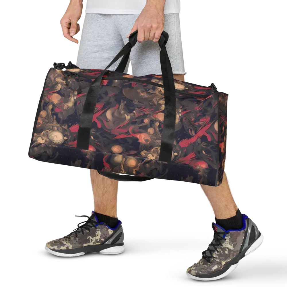 Midnight Collage on Duffle Bag — Front