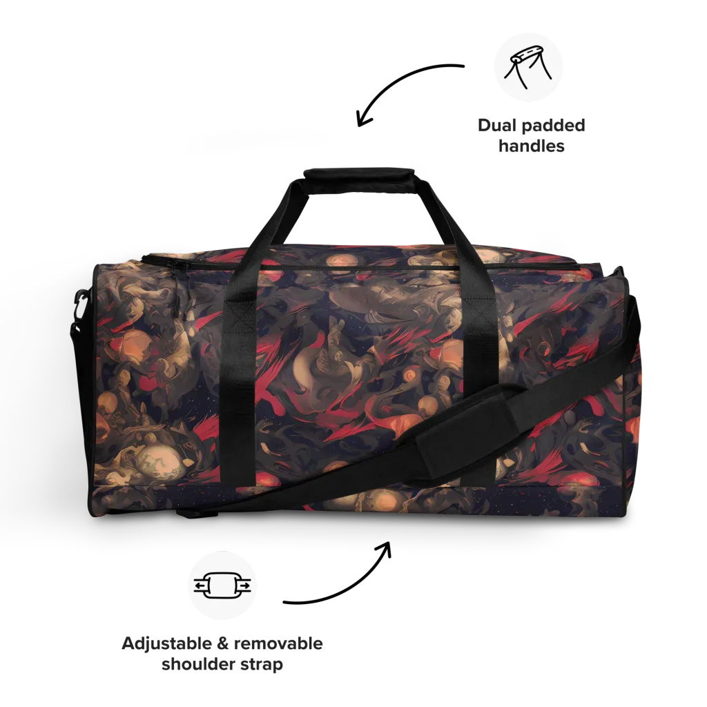 Midnight Collage on Duffle Bag — Front