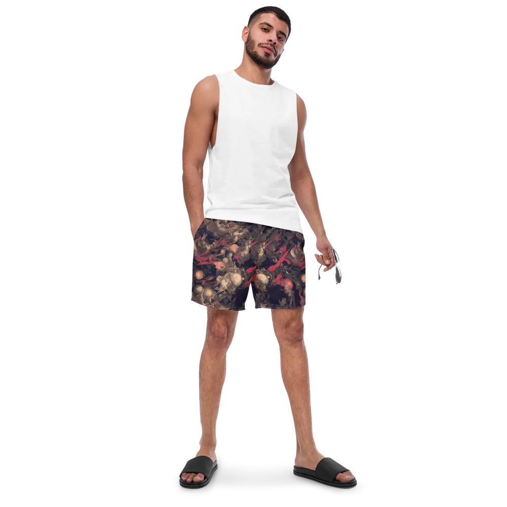 Midnight Collage on Swim Trunks — Front