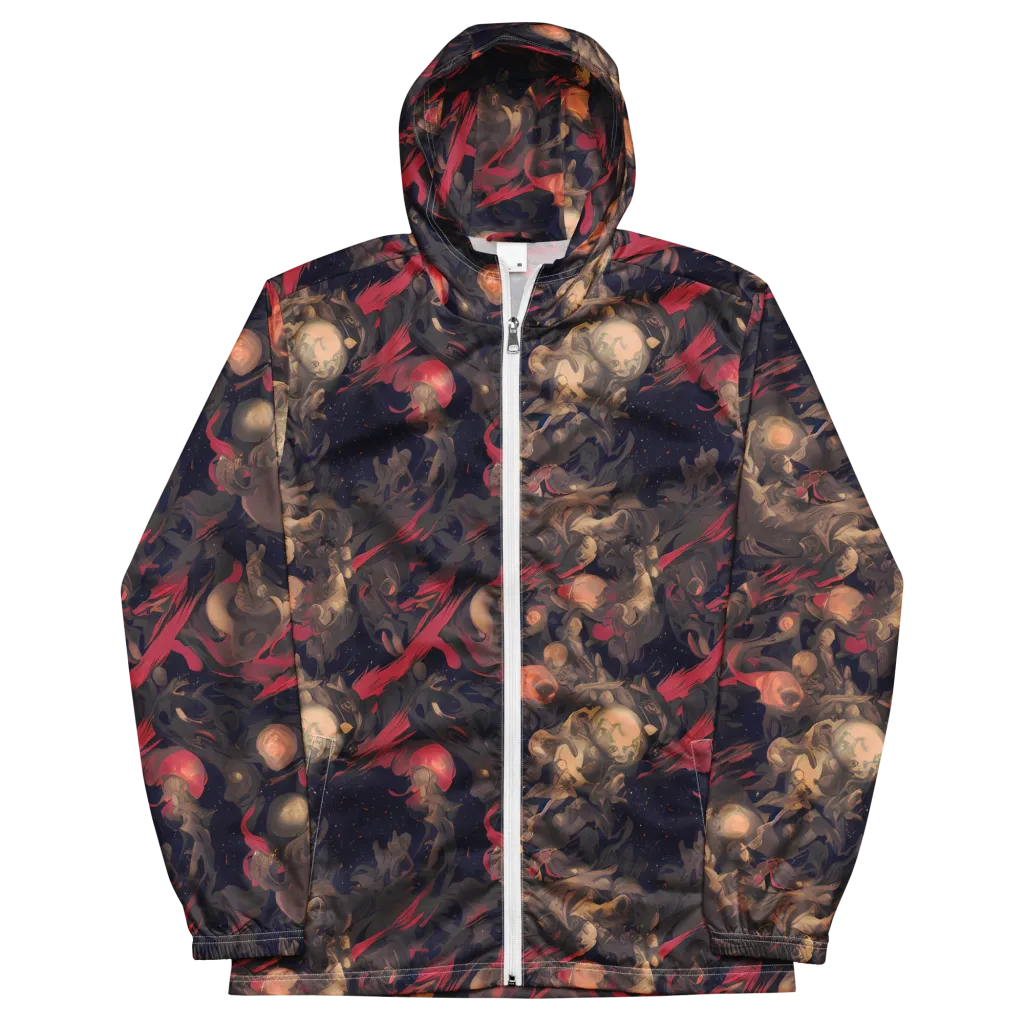 Midnight Collage on Men's Windbreaker — Front