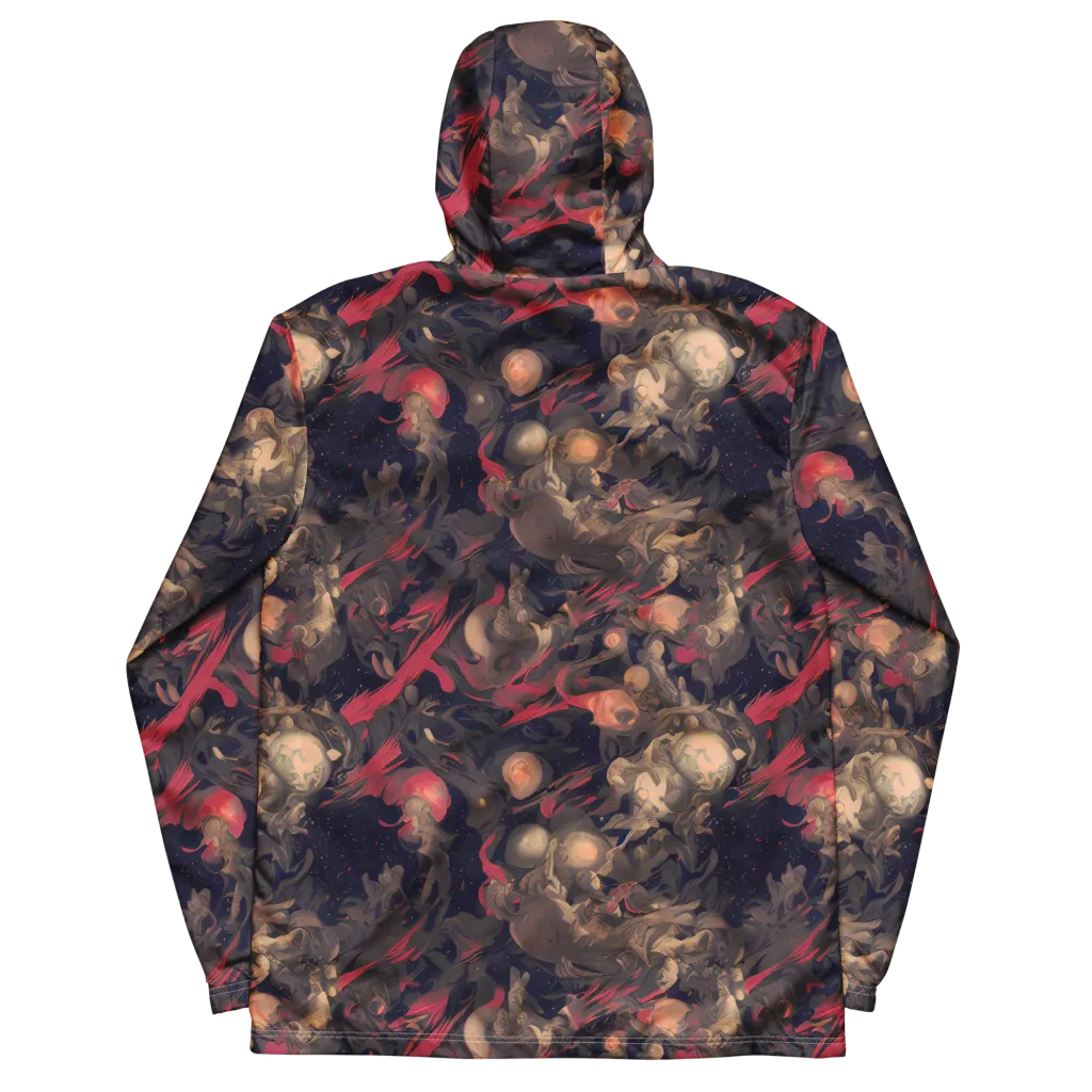 Midnight Collage on Men's Windbreaker — Back