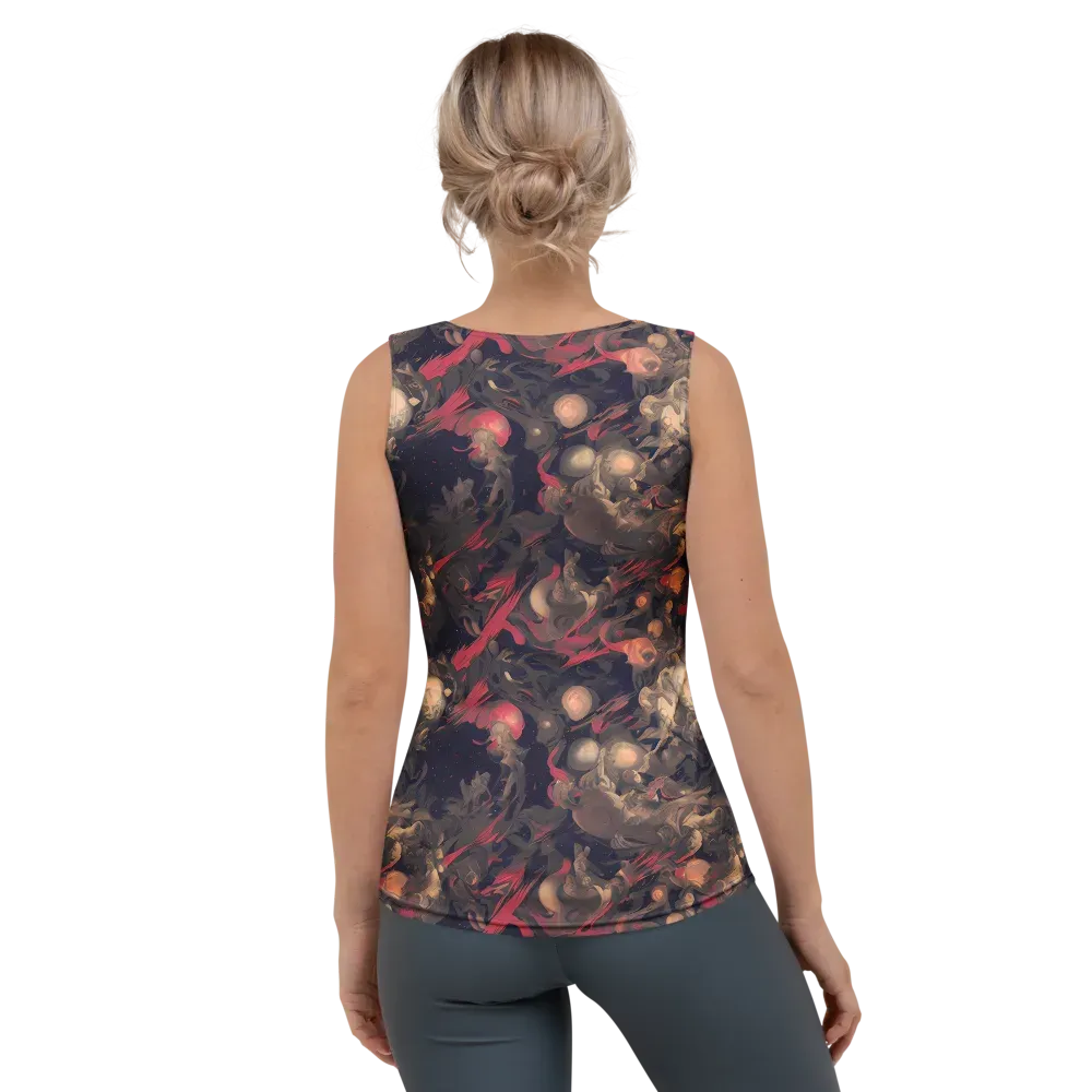 Midnight Collage on Women's Tank Top — Back