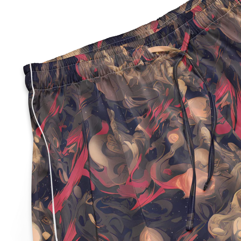 Midnight Collage on Women's Pajama Shorts — Product details