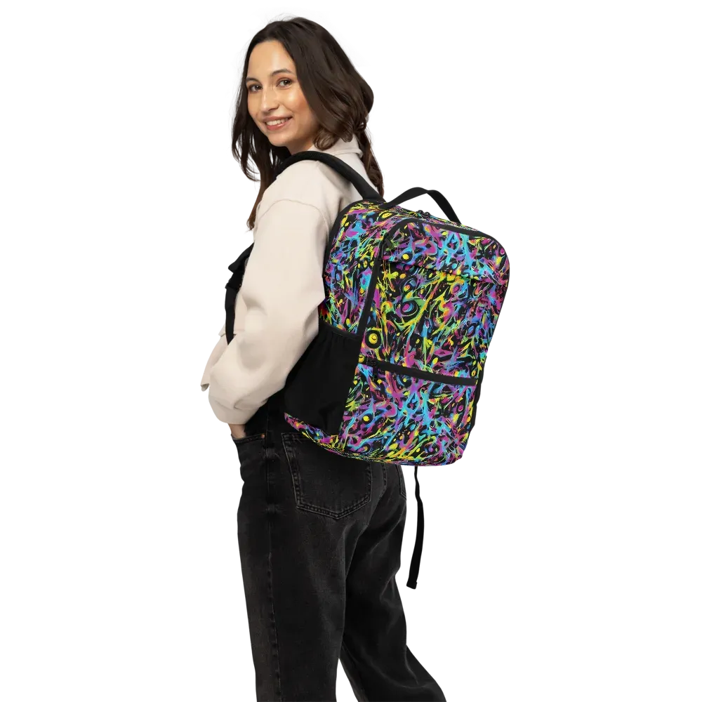 Pixel Inferno on Utility Backpack — Back